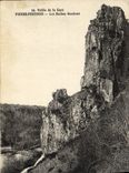 VINTAGE POSTCARD Valley of the Cure Pierre Perthuis the Gendons Rocks