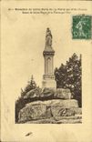 VINTAGE POSTCARD Monastery of Sainte Marie of Pierre who Sainte Transfers Statue of Marie of the stone which Vire