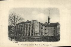 VINTAGE POSTCARD Monastery of co. Marie of Plerre which Transfers