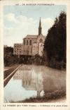 CPA Monastere de Ste Marie de La Plerre qui Vire L'abbaye et la piece d'eau