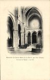 VINTAGE POSTCARD Monastery of co. Marie of Plerre which Transfers Interior church the nave