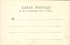 VINTAGE POSTCARD Monastery of co. Marie of Plerre which Transfers Interior church the nave