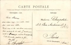 VINTAGE POSTCARD Monastery of Sainte Marie of Pierre who transfers the cemetery