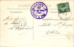 VINTAGE POSTCARD Monastery of Sainte Marie of Pierre who transfers Trinquelin