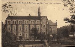 CPA Monastere de Sainte Marie de la Pierre qui vire Les deux monasteres