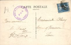 VINTAGE POSTCARD Monastery of Sainte Marie of Pierre who transfers the cloister