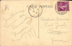 VINTAGE POSTCARD Monastery of co. Marie of Pierre who Transfers Seen wood bridge