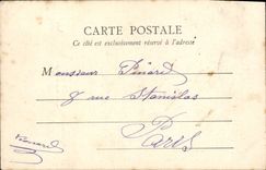 VINTAGE POSTCARD Monastery of co. Marie of Pierre who Transfers the church seen of the clearing