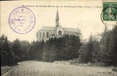 CPA Monastere de Ste Marie de La Pierre qui Vire L'Eglise