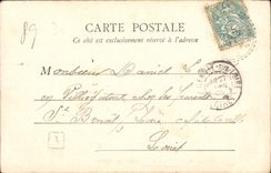 VINTAGE POSTCARD Monastery of co. Marie of Pierre who Transfers Interior cloister