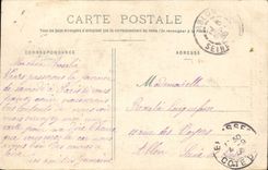 Dentree de la puerta de la POSTAL de la VENDIMIA del monasterio de Pedro que transfiere a instituto nacional para la educación de los niños anormales