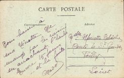 VINTAGE POSTCARD Monastery of Pierre who transfers Sainte Marie of Pierre who Vire