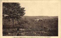 VINTAGE POSTCARD Monastery of Pierre who transfers View