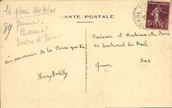 VINTAGE POSTCARD Monastery of Pierre who transfers View