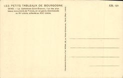 VINTAGE POSTCARD Sens the Cathedral Holy Etienne