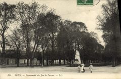 CPA Sens Promenade du Jeu de Paume