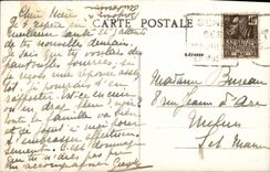 VINTAGE POSTCARD Sens Seen on the City taken of the mountain of Saint Jump