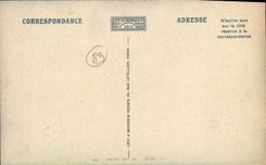 VINTAGE POSTCARD Sens the Bridge Bunting