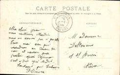 POSTAL de la VENDIMIA Sens la rejilla del palacio del arzobispo