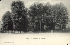 VINTAGE POSTCARD Sens the Walk of July 14th