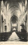 CPA Sens Interieur de la Cathedrale La grande nef et le maitre autel 