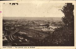 VINTAGE POSTCARD Sens View taken of St Jump