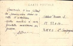 VINTAGE POSTCARD Sens View taken of St Jump