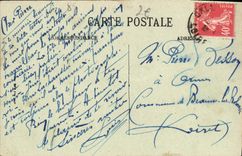 CPA Sens L'Hotel de Ville Le Grand Escalier