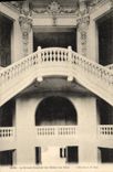 VINTAGE POSTCARD Sens the Large Staircase of the Town hall