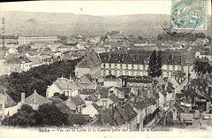 VINTAGE POSTCARD Sens Seen on the College and the Barracks taken of Tours of the Cathedral