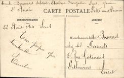 VINTAGE POSTCARD Sens the Apse of the Cathedral seen of the Great Seminar