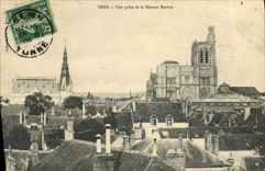 CPA Sens Vue prise de la Maison Barbot