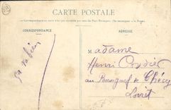 VINTAGE POSTCARD Sens Seen from of the Barbot House