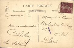 VINTAGE POSTCARD Monastery of Sainte Marie of Plerre which Transfers Trinquelin