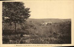 VINTAGE POSTCARD Monastery of Sainte Marie of Plerre which Transfers View