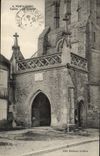 CPA Pontaubert Eglise Le Porche