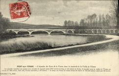 CPA Pont sur Yonne L'Aqueduc des Eaux de la Vanne dans la traversee de la Vallee de l'Yonne