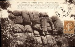 CPA Quarre les Tombes La Roche des Fees