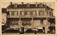 CPA Hotel Du Nord et de la Poste Quarre les Tombes