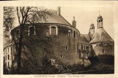CPA St Fargeau Chateau Tour Jacques coeur