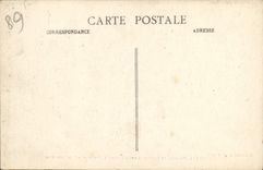 CPA St Fargeau Le Chateau a vol d'Oiseau