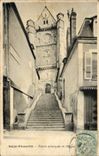 CPA St Florentin Entree principale de l'Eglise