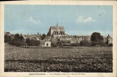 CPA St Florentin Vue Generale prise de la Route d'Avrelles