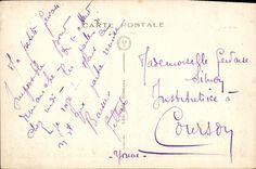 VINTAGE POSTCARD St Florentin View taken of the Road of Avrelles