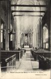 CPA Saint Julien du Sault Interieur de l'Eglise