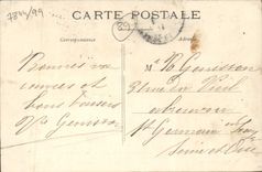 CPA Saint Julien du Sault L'Hotel de Ville