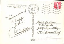 MODERN CARD Holy Julien of Sault the vault of Vauguilain