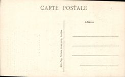 VINTAGE POSTCARD Holy historical Father Holy father under Vezelay Frontage of the Church