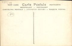 VINTAGE POSTCARD Holy Father under Vezelay Below of the Porch of the Church