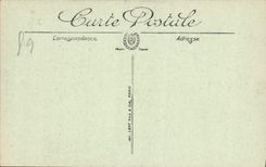 VINTAGE POSTCARD Holy Father under Vezelay the Church Together of the principal Gate